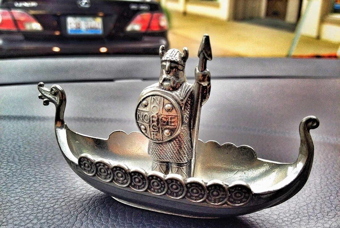 Viking metal souvenir boat Viking Souvenir Boat