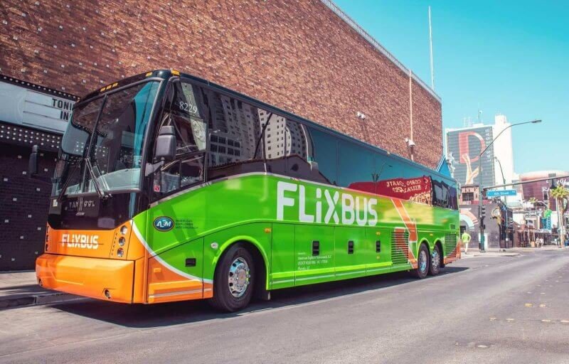 Flixbus bus, Erfurt Flixbus Bus