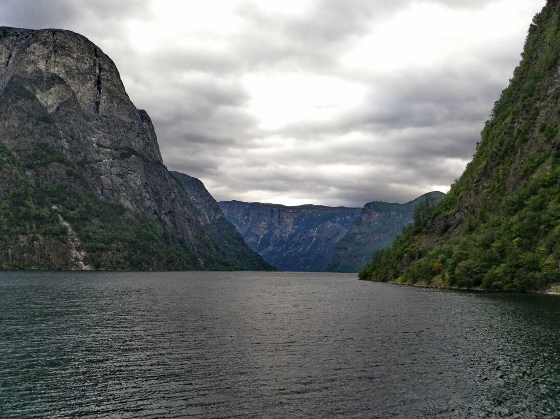 Photo of the Nerey Fjord Tunnel Photo of Nærøy Fjord