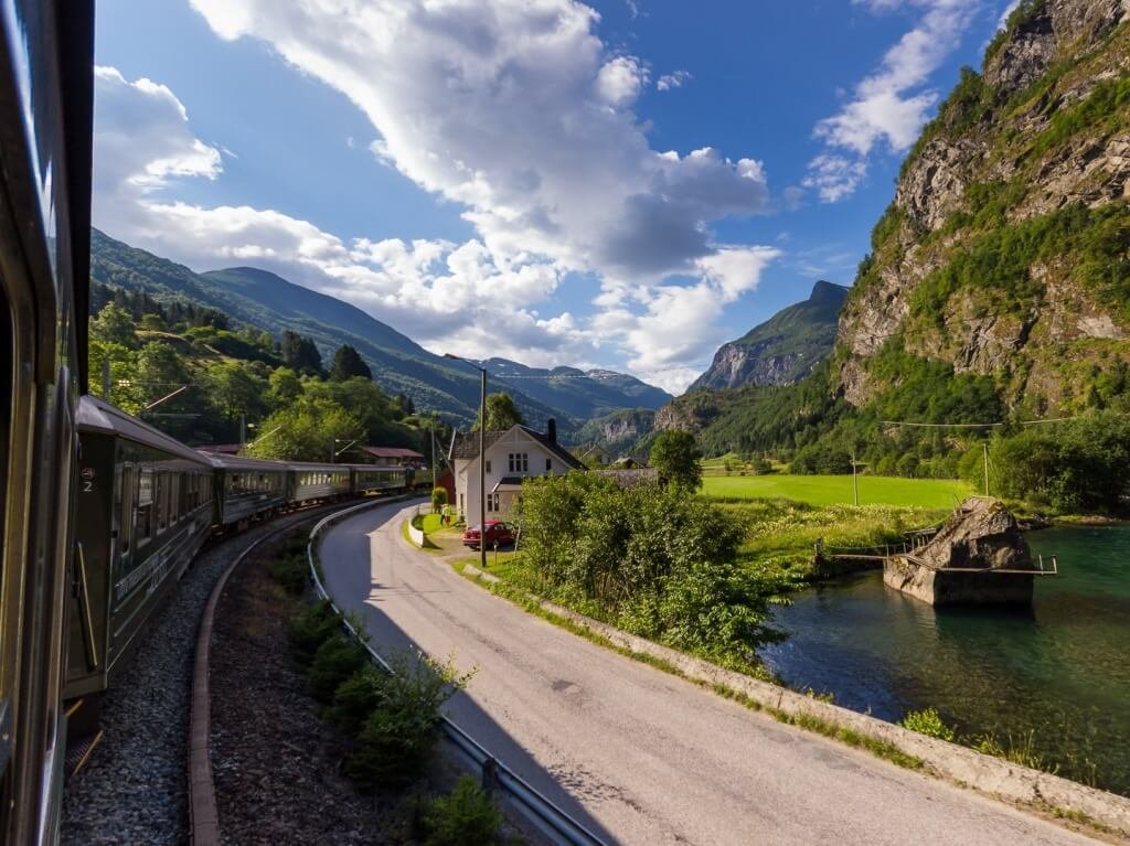 Photo from the train window, Flom Flom Railway Ride