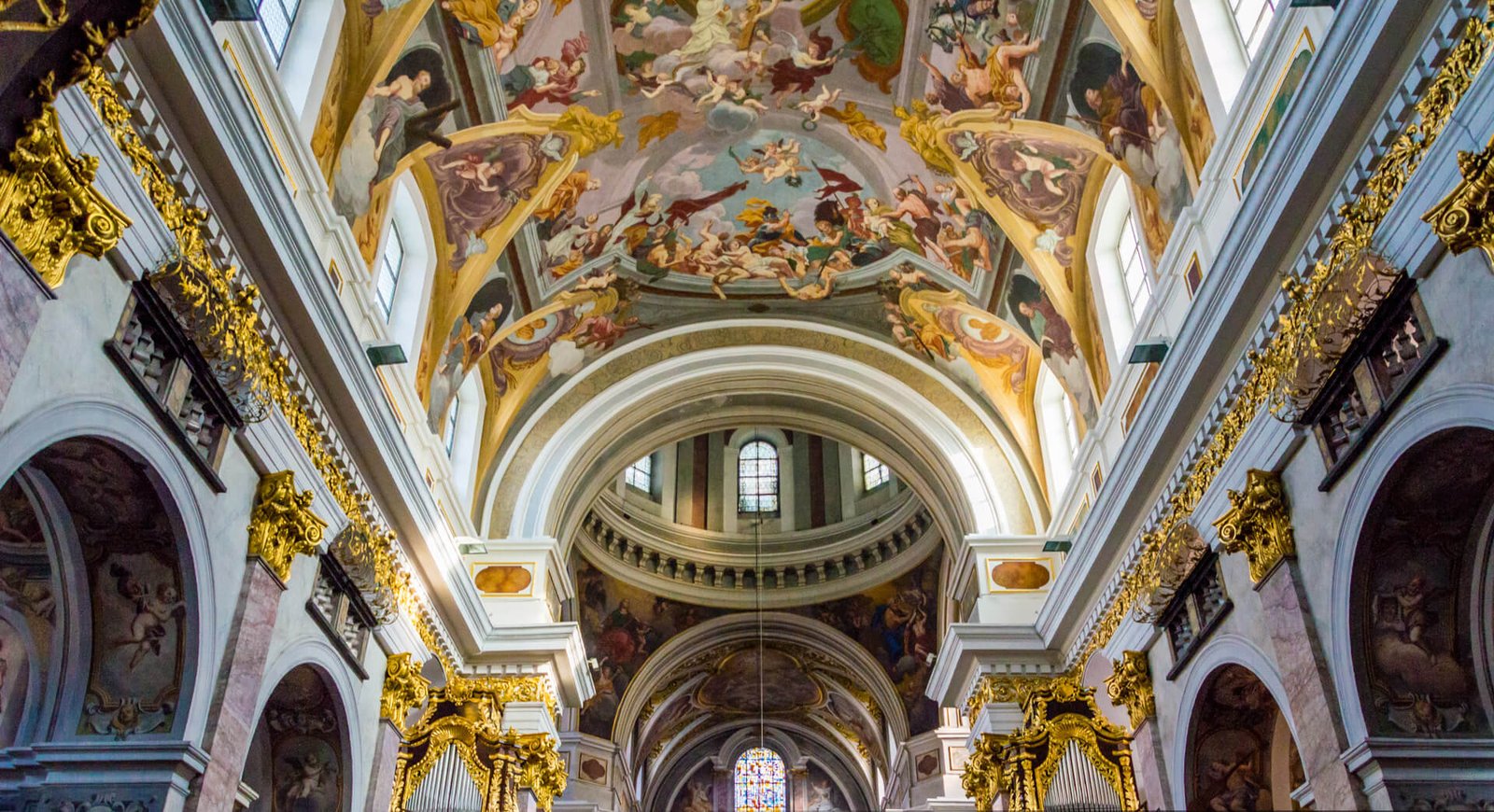 Ceiling painting in the cathedral