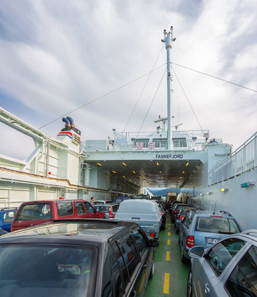 Photo of the ferry to Aalesund Ferry to Aalesund