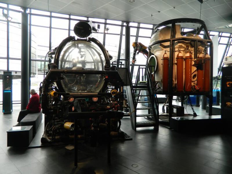 Bathyscaphes at the Oil Museum in Stavanger