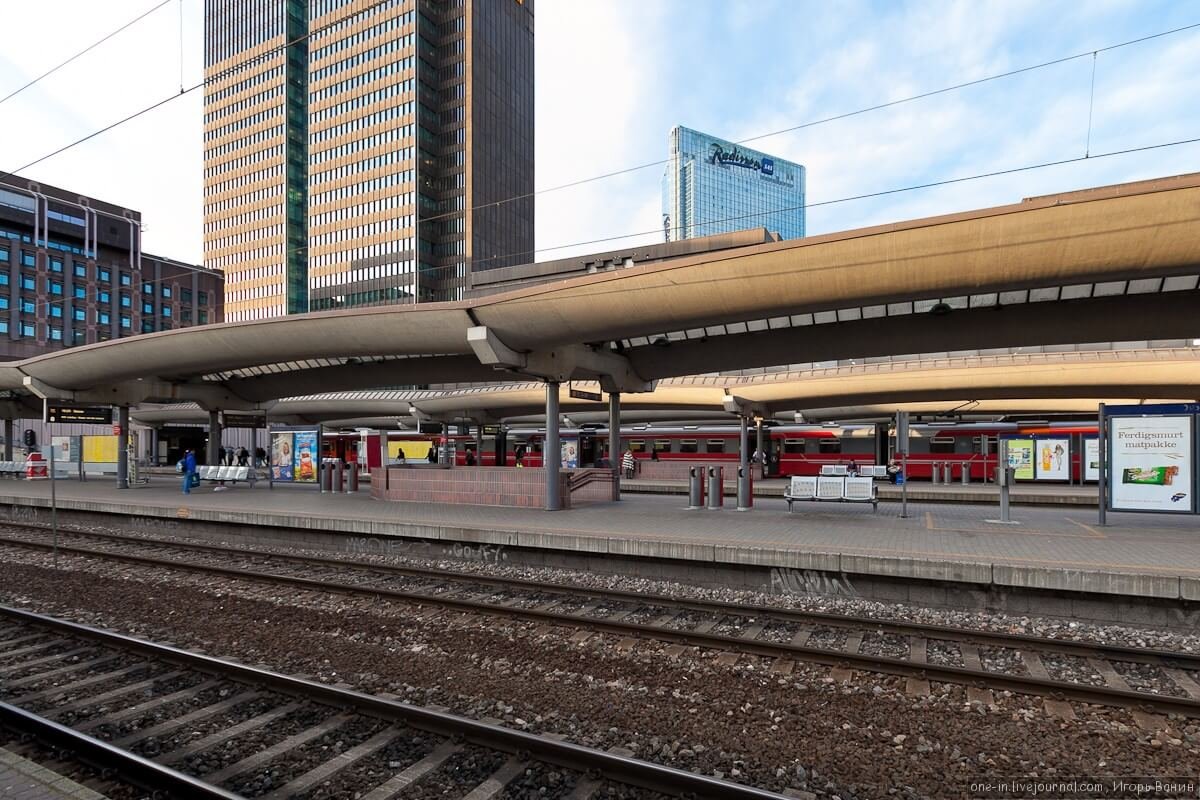 At the Oslo train station