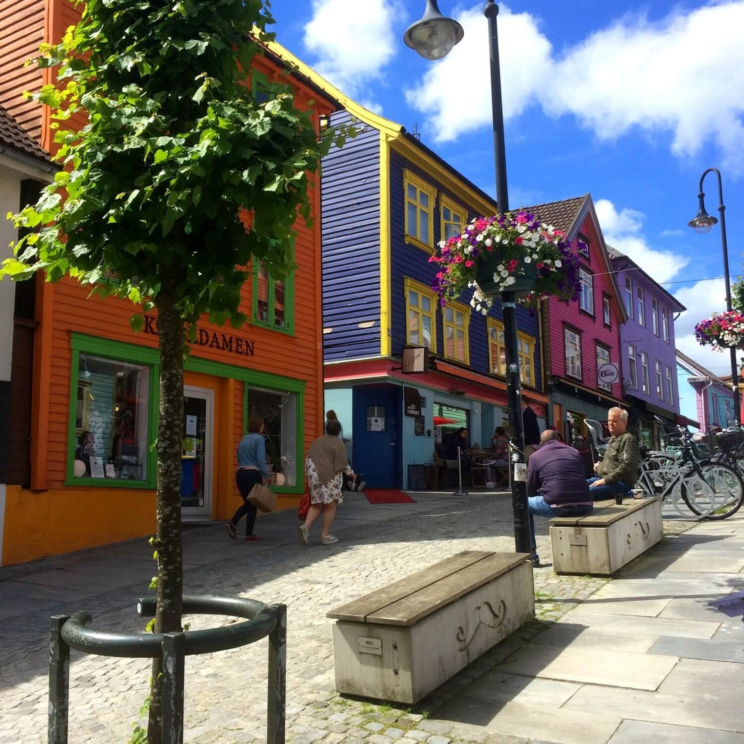 “Colorful” Street in Stavanger