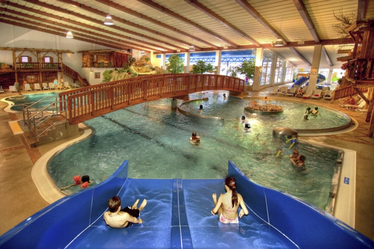 Swimming pool in the Freizeit Arena complex Swimming pool