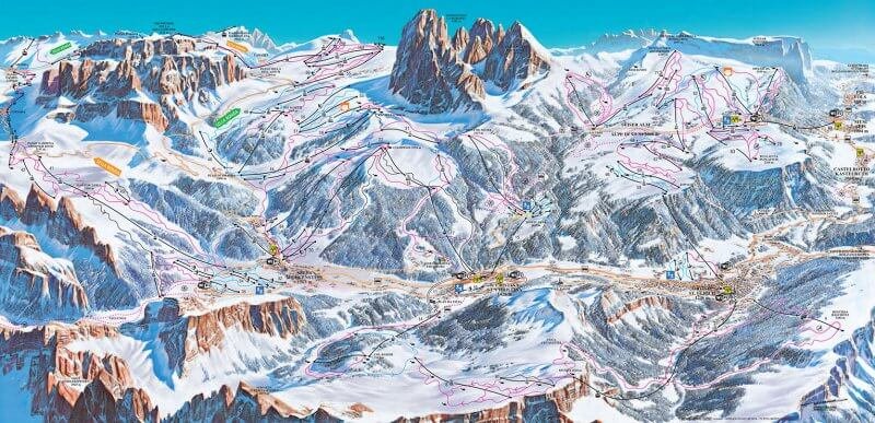 Val Gardena is a valley in the Dolomites. Val Gardena, Dolomites