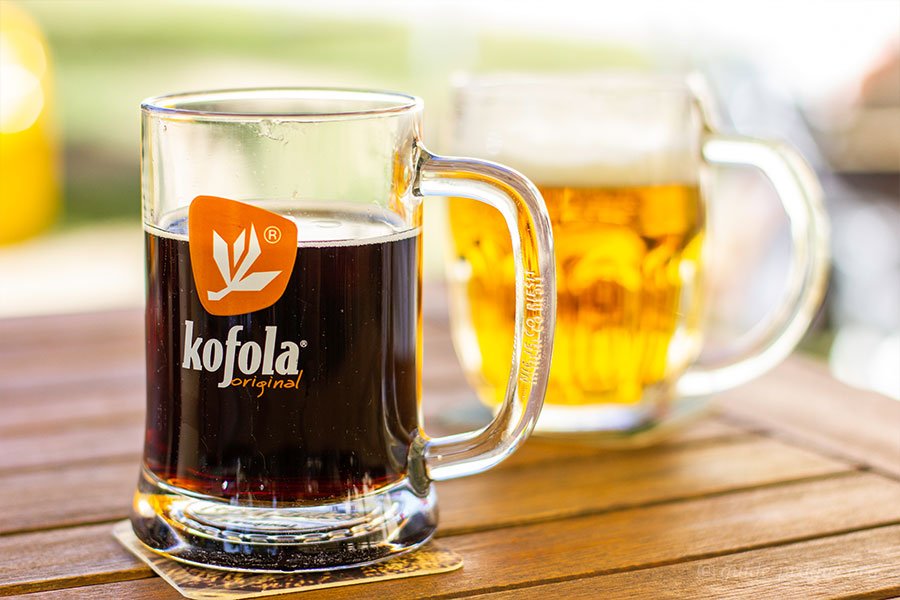 Photo of a glass of Kofola