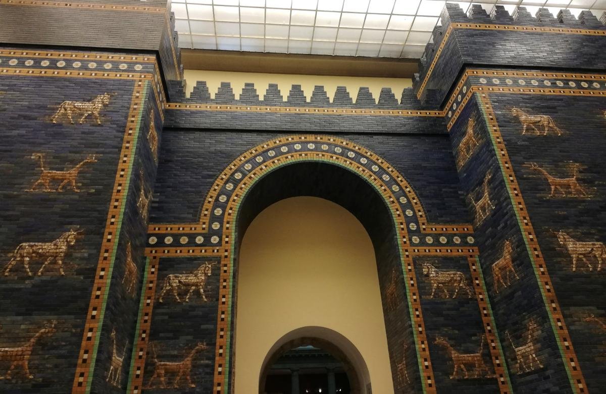 The Babylonian Ishtar Gate at the Pergamon Museum / photo by Marina Grigorenko