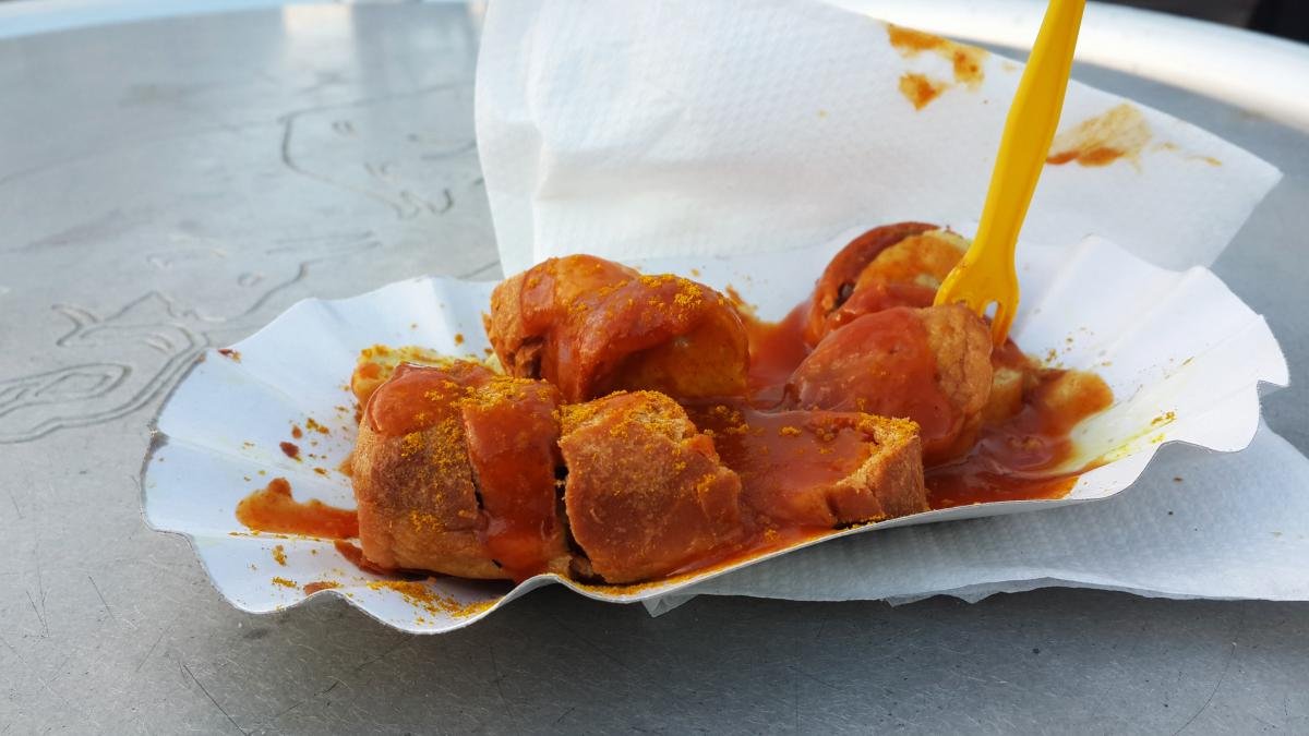 The famous Berlin currywurst / photo by Marina Grigorenko