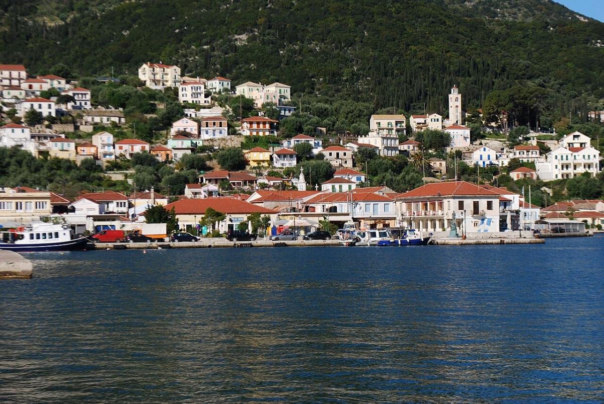 The coastline of Ithaca
